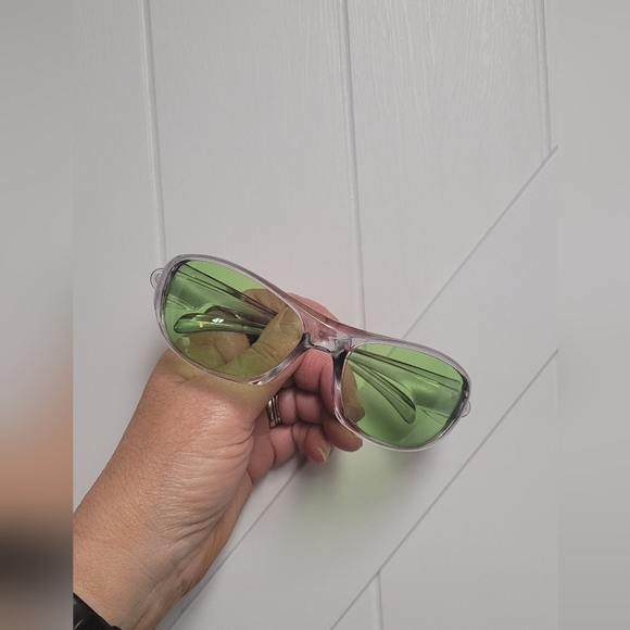 Fashion Retro Vintage Sports Sunglasses green lens main image 7